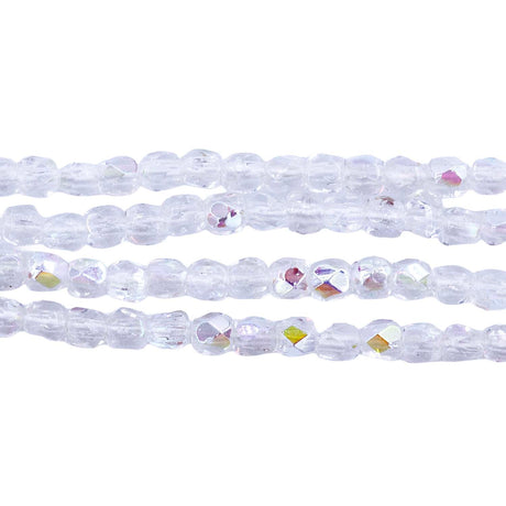 2FC512R: CZ FACET RD Crystal AB True 2mm-100PC
