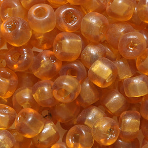 2SV253-1: Vintage Venetian Transparent Gold #1 SQ Hole 2/0 500 Grams