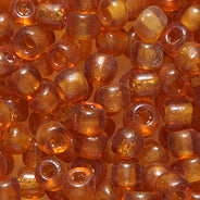 2SV254-1R: Vintage Venetian Transparent Raw Sienna #1 R Hole 2/0 500 Grams