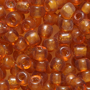 2SV254-1R: Vintage Venetian Transparent Raw Sienna #1 R Hole 2/0 500 Grams