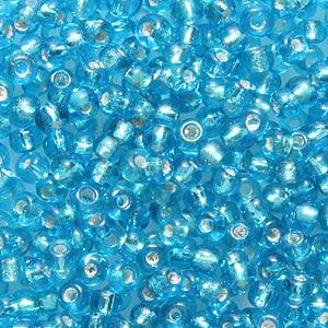 2SV6464-1: Vintage Venetian S/L Sky Blue #1 SQ Hole 9/0 500 Grams