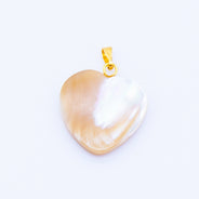 MP427-NA: Mother Of Pearl Large Heart Charm 20mm