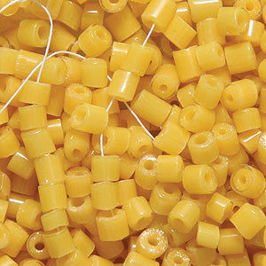 30SV120-5CR: Vintage Venetian Opaque Yellow#5 2x2mm 50 Gram Bag