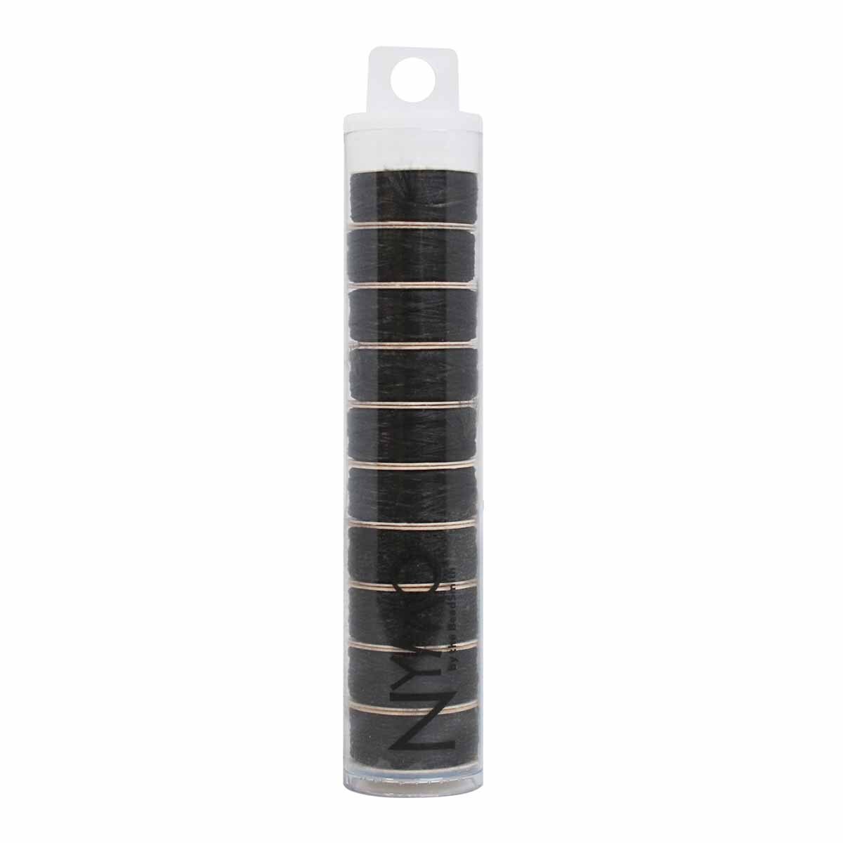30TN109-B: Thread Nymo Black Size D 64yd Bobbin 10PPK