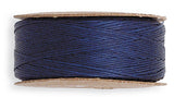 30TN178-B: Nymo Nylon Beading Thread Dark Blue Size D 64yd Bobbin - 10 Spools