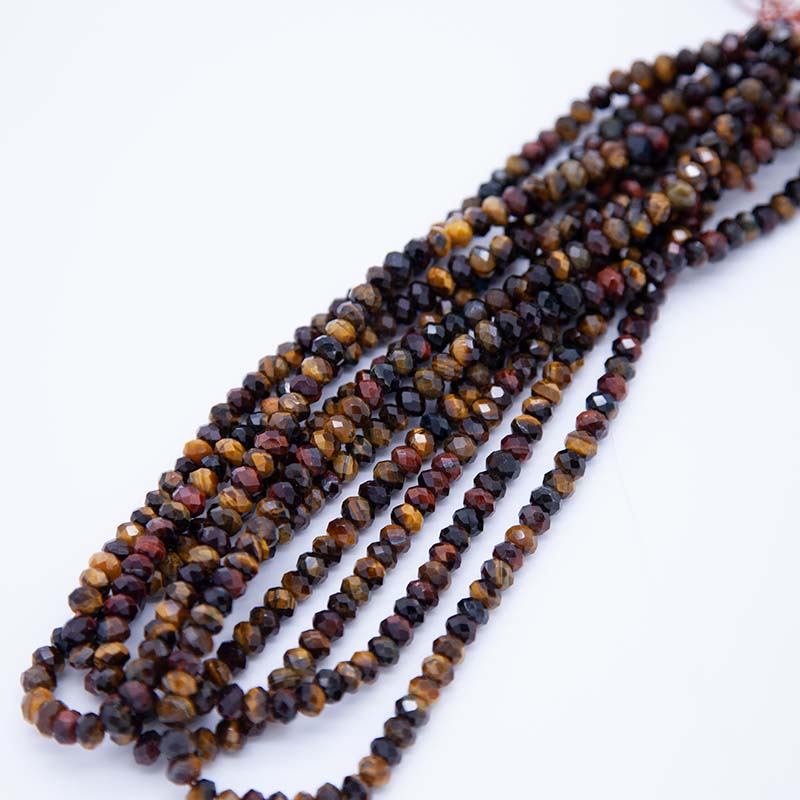74ST400-MXWF: Multi Tiger Eye FC Rondelle 4x6mm