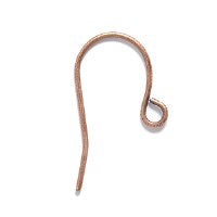 FI44-ACR: Ear Wire Shepherds Hook ANT CPPR 21GA 6PR
