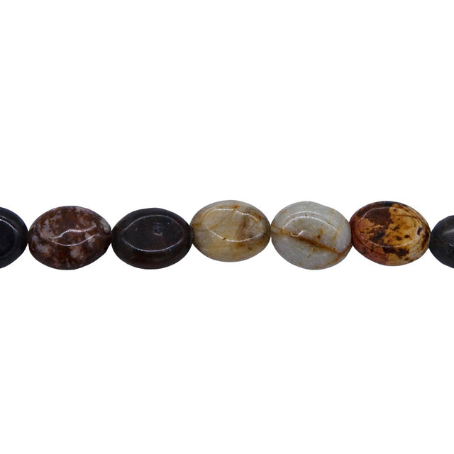 32ST451: Cherry Creek Jasper Oval 8x10mm