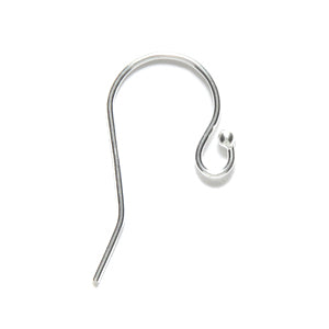 1SS54R: Earwire Ball End Shepherd Hook Sterling 22GA 1PR