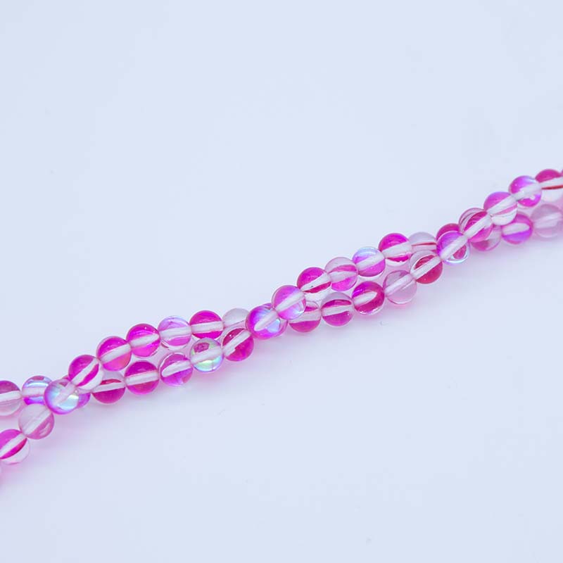 6CD594: Mystic Aura Quartz Fuchsia 6mm