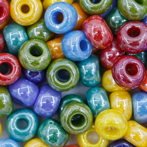 34SB300: CZ Seed Bead Luster Mix 34/0 - 100 Grams