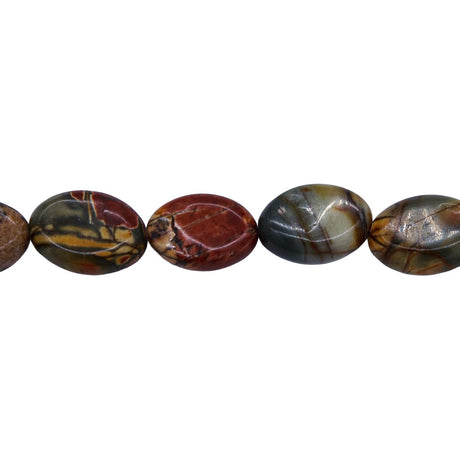 34ST451: Cherry Creek Jasper Oval 10x14mm