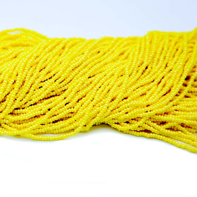 10SB322: CZ Seed Bead Sfinx LT Yellow 11/0 - 5HK