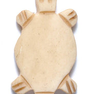 BN228-TS2: Bone Sea Turtle Tea Dyed Small 18x50mm 4 Pieces