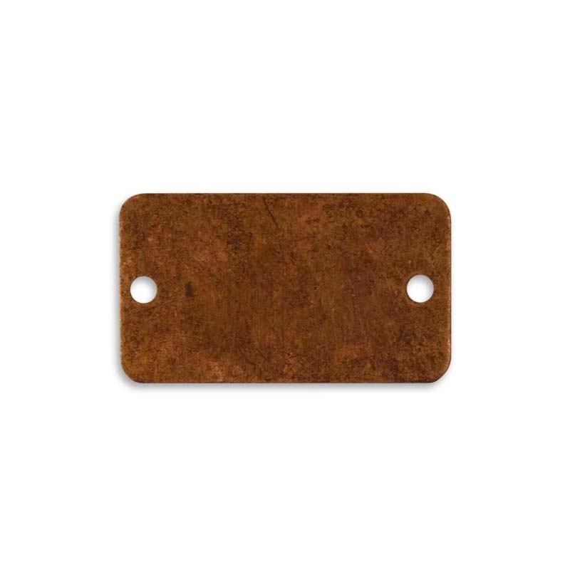 VC4007: Vintaj CPPR 2-hole Rectangle Bracelet Blank 23x40mm