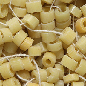 37SV120-9: Vintage Venetian Yellow #9 Tube 3x4mm Greasy 500 Grams