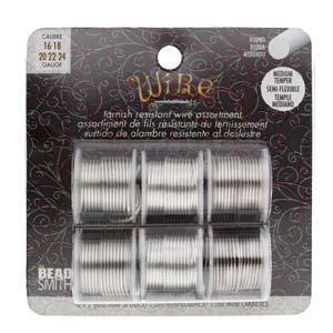 CW999-NTWS: WIRE ASST TARNISH RESIST SPL 16,18,20,24GA 6PK