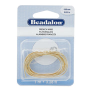 WF08-G: FRENCHWIRE 0.8MM GLD PLT 1MTR