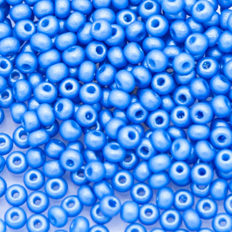 11SB967-PLR: CZ Seed Bead Permalux Dark Turquoise 11/0 - 25GM