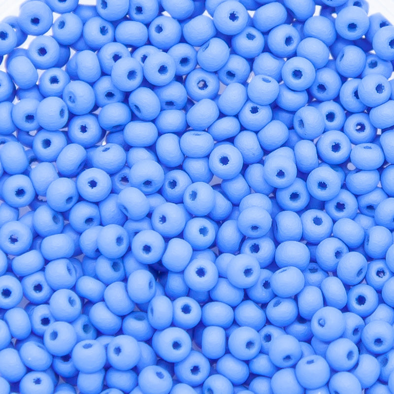 11SB973-PLM:  CZ Seed Bead Permalux Light Blue Matte 11/0 - 200GM