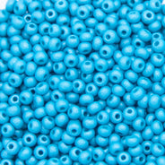 11SB987-PLR: CZ Seed Bead Permalux Teal 11/0 - 25GM