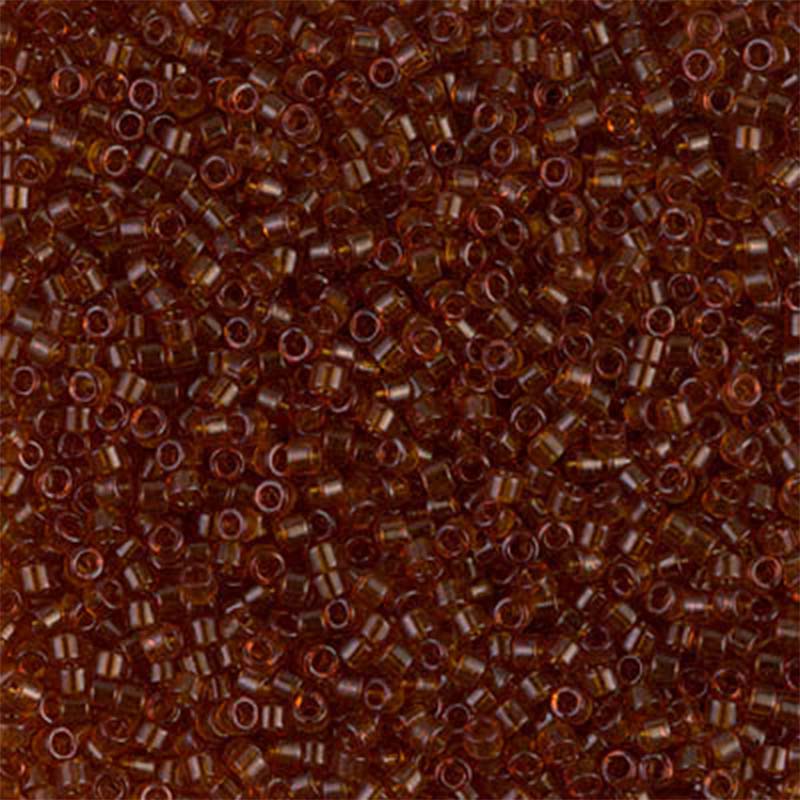 14SD256R: DB709 DELICA BEAD DK TOPAZ 11/0 - 9GM