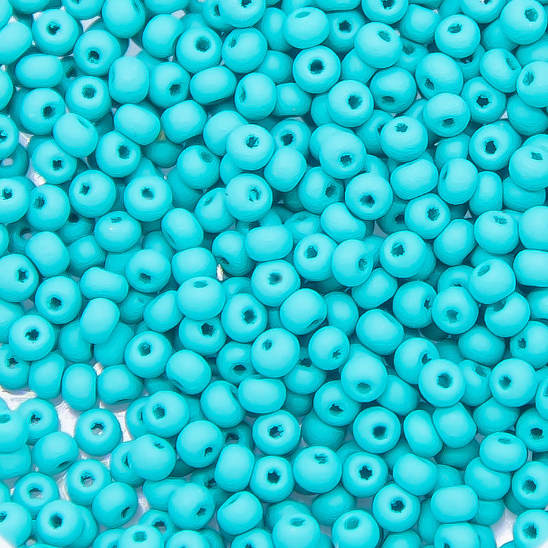 10SB985-PLMR: CZ Seed Bead Permalux Sea Green Matte 10/0 - 25GM
