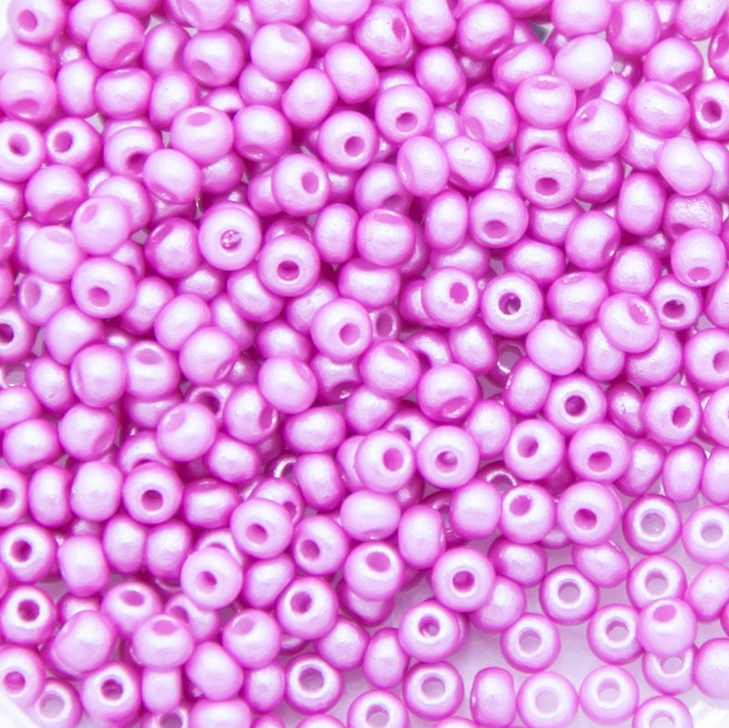 10SB995-PLR: CZ Seed Bead Permalux Violet 10/0 - 25GM