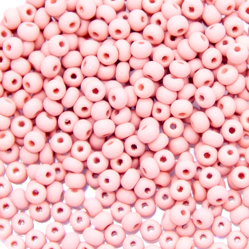 10SB953-PLMR: CZ Seed Bead Permalux Light Brown Matte 10/0 - 25GM