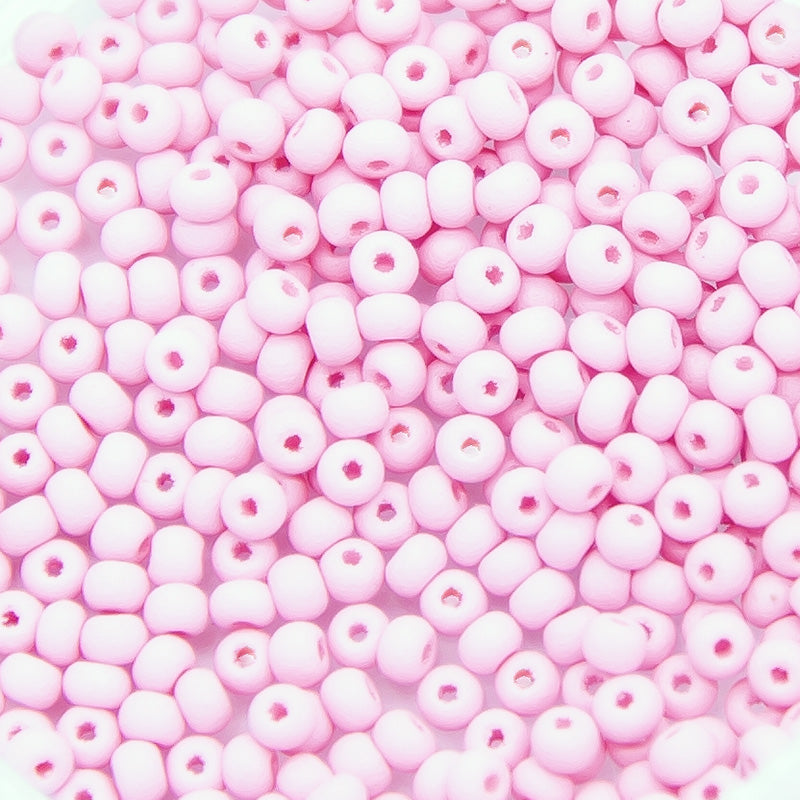 10SB992-PLMR: CZ Seed Bead Permalux Light Pink Matte 10/0 - 22-23GM
