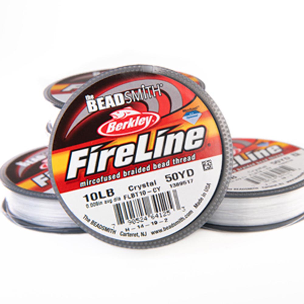 63TN112: 10 LB FIRELINE CRYSTAL .008 IN/.20MM DIA 50 YRD