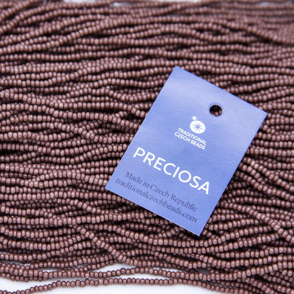 11SB155-IT: CZ Seed Bead Terra Intensive Chocolate 11/0 6HK