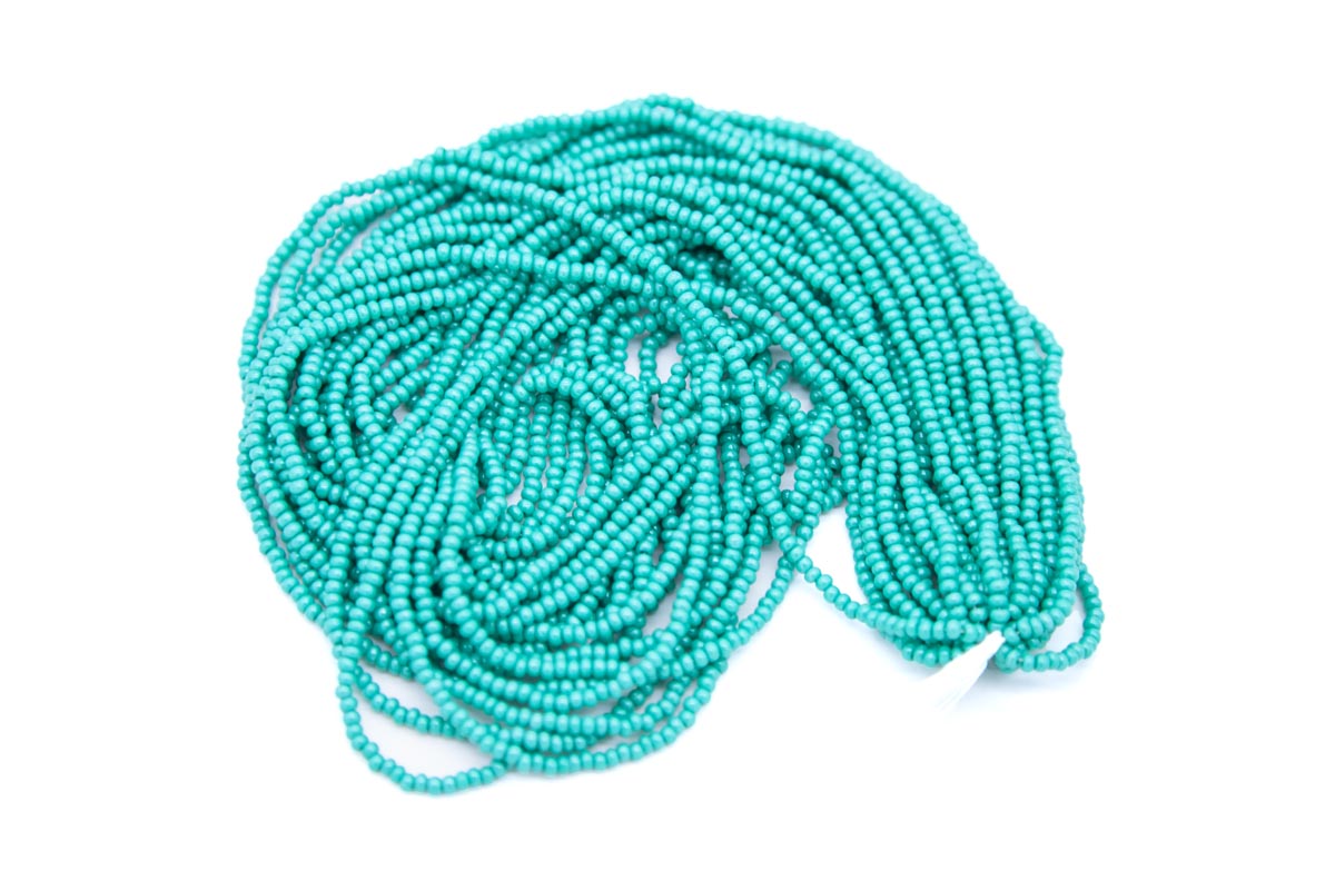 10SB187-ITR: CZ Seed Bead Terra Intensive Turquoise Green 10/0