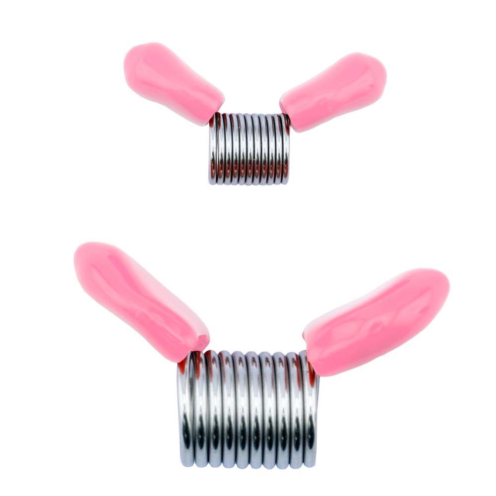 MS607-PNKMX: Bead Stopper Pink 2 Large 2 Small