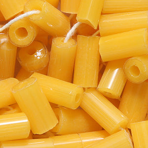 39SV120-47: Vintage Venetian Opal Dandelion #7 Tube 4x9mm 500 Grams