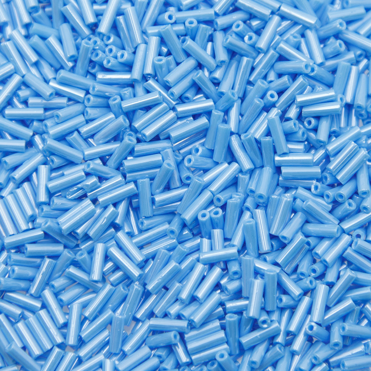 3BB362-L: Czech Bugle Sky Blue Luster #3 50 Grams