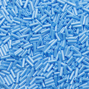 3BB362-L: Czech Bugle Sky Blue Luster #3 50 Grams