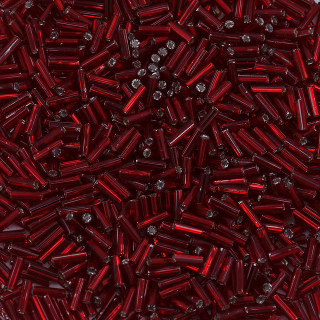 3BB442-L: CZ Bugle SIL Line Ruby #3 Loose-100GM
