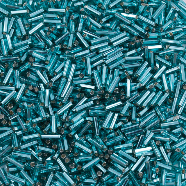 3BB467-L: Czech Bugle Silverlined Abyss Aqua #3 - 50GM