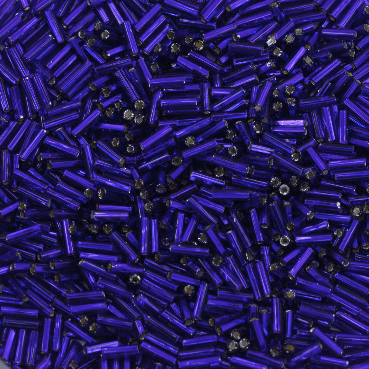 3BB478-L: Czech Bugle Silverlined Cobalt #3 - 50GM