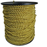 3CX853: Ball Chain #6 Brass Plated Steel 3.2mm 100FT Spool