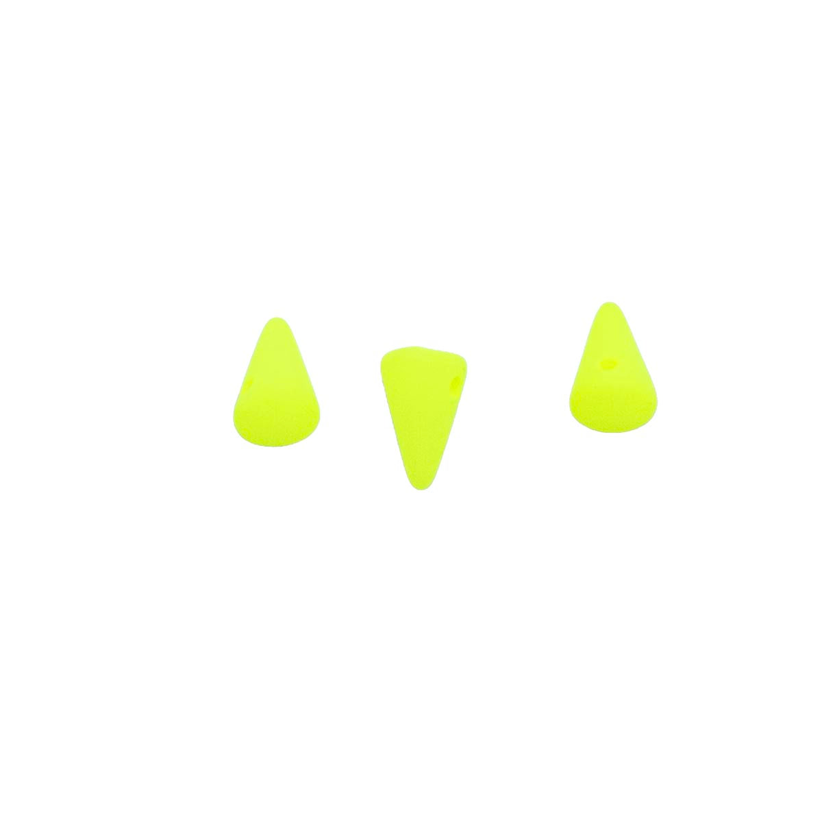 3DP622-NMR: CZ Spike Neon Yellow Matte 4x7-5x8mm-25PC
