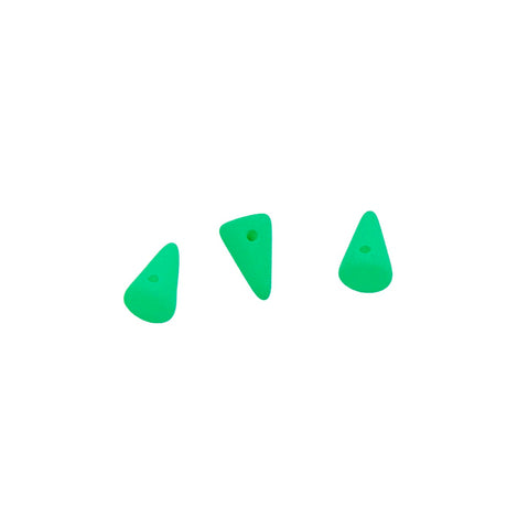 3DP684-NM: CZ Spike Neon Green Matte 4x7-5x8mm 200PC