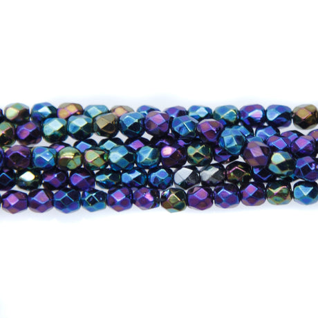 3FC579: CZ FC Round Blue Iris 3mm - 600Pc