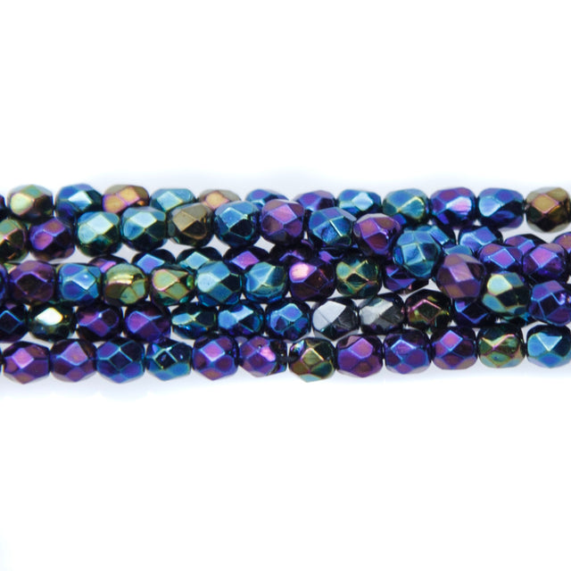 3FC579: CZ FC Round Blue Iris 3mm - 600Pc