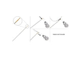 3FI281-10: Needle Sharp Gold Eye #10 6PPK With Threader