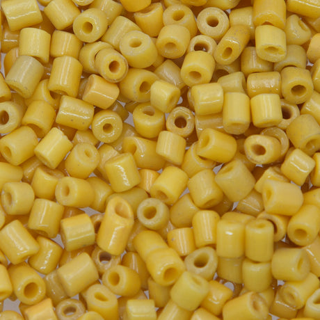 3SV100-17: Vintage Venetian Bugle Op Dark Luster Yellow #3