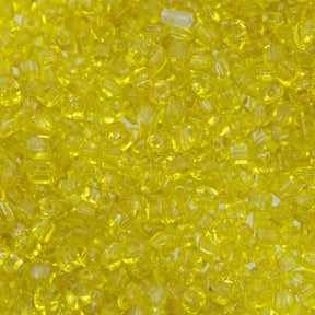 3SV100-3: Vintage Venetian SQ Bd Sz 3mm Transparent Yellow 250 Grams