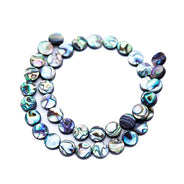 10AB558-F: Abalone Flat Round 10mm 1STR