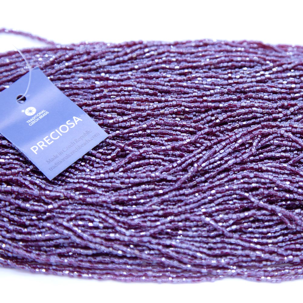 9SC346-T: CZ Seed Bead 3-cut Garnet Sfinx 9/0 - 5HK